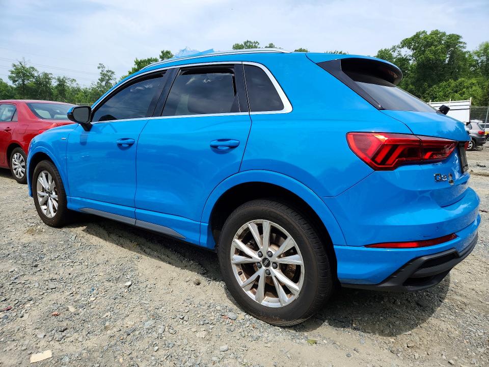 2023 Audi Q3 მანქანა იყიდება აუქციონზე, vin: WA1DECF38P1137790, აუქციონის ნომერი: 58478946