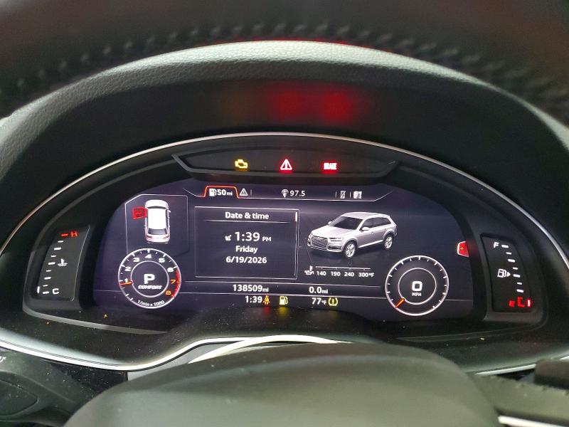 58098296 :رقم المزاد ، WA1VAAF76KD004542 vin ، 2019 Audi Q7 مزاد بيع
