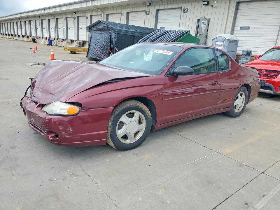 2001 Chevrolet Monte Carlo მანქანა იყიდება აუქციონზე, vin: 2G1WX15K619187024, აუქციონის ნომერი: 57154266