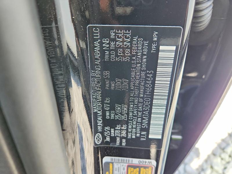 Продаж на аукціоні авто 2026 Hyundai Tucson, vin: 5NMJA3DE0TH684643, номер лоту: 57344496
