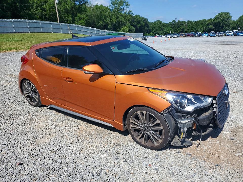 58087176 :رقم المزاد ، KMHTC6AEXGU296631 vin ، 2016 Hyundai Veloster مزاد بيع