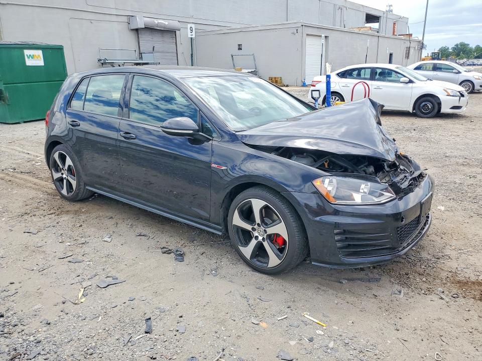 57929466 :رقم المزاد ، 3VW4T7AU7HM035644 vin ، 2017 Volkswagen Gti مزاد بيع