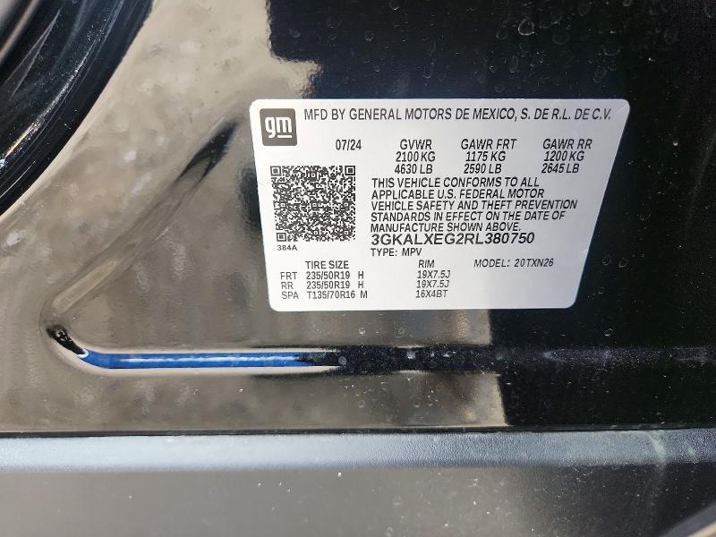 2024 Gmc Terrain მანქანა იყიდება აუქციონზე, vin: 3GKALXEG2RL380750, აუქციონის ნომერი: 58283446