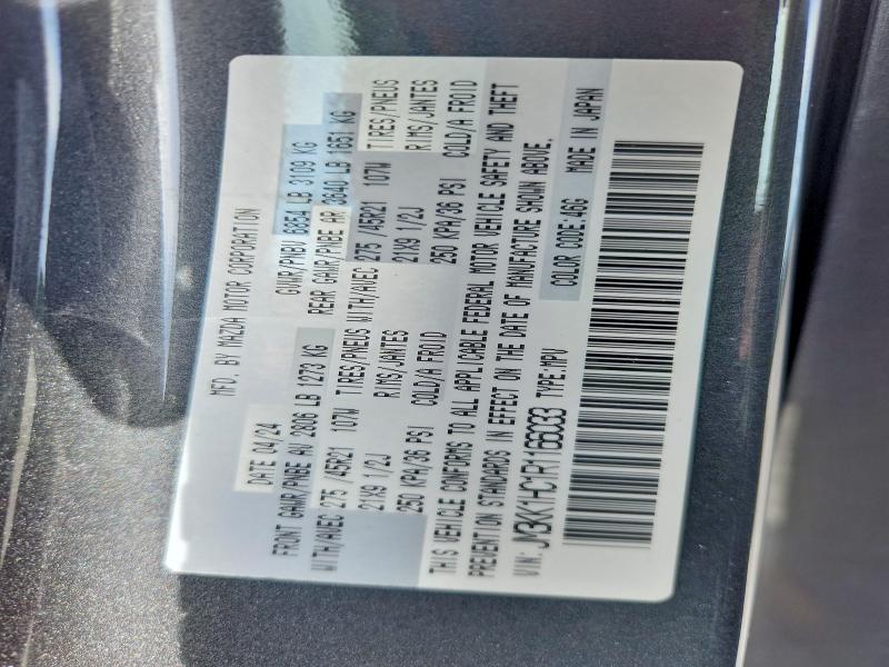 Aukcja sprzedaży 2024 Mazda Cx-90, vin: JM3KK1HC1R1166033, numer aukcji: 56544006