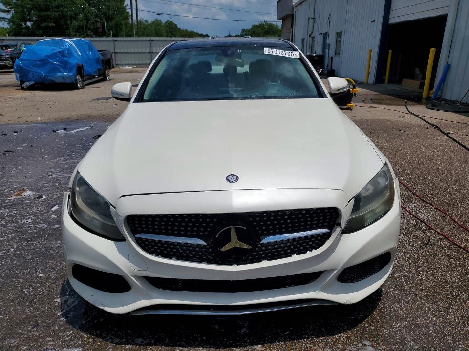57913766 :رقم المزاد ، 55SWF4JBXFU067133 vin ، 2015 Mercedes-benz C مزاد بيع
