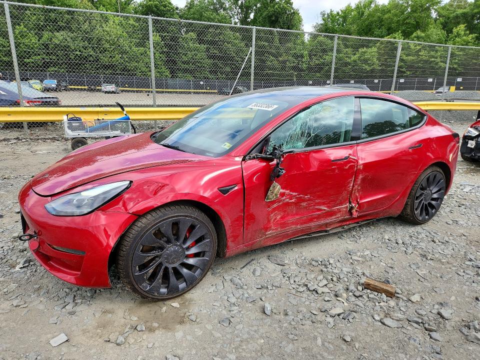 Продаж на аукціоні авто 2023 Tesla Model 3, vin: 5YJ3E1EC8PF672357, номер лоту: 56332366