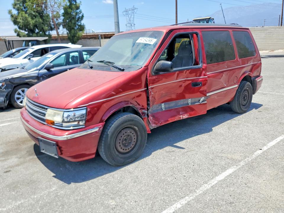 59184396 :رقم المزاد ، 2P4GH4535NR649321 vin ، 1992 Plymouth Voyager مزاد بيع