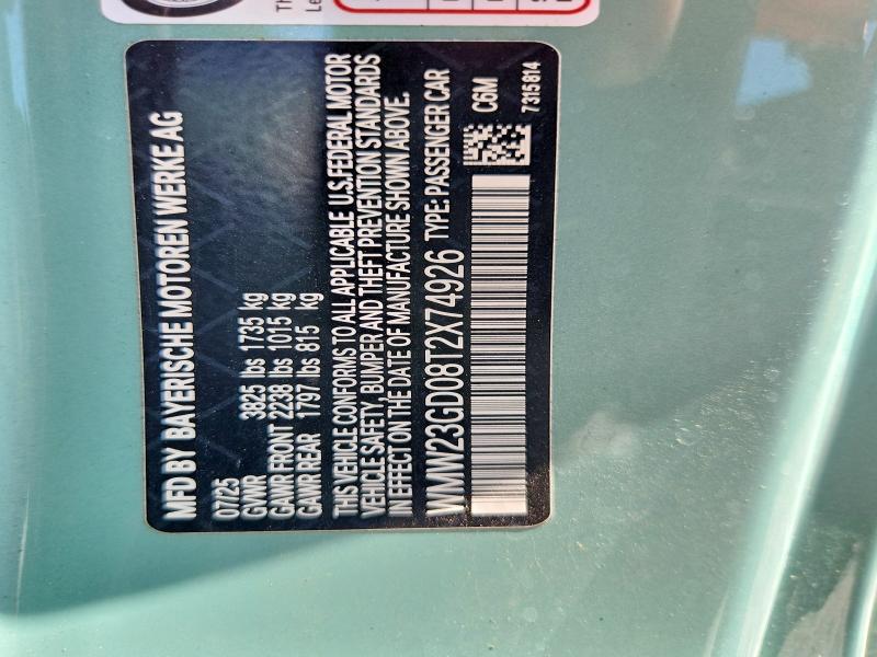 Продажа на аукционе авто 2026 Mini Cooper, vin: WMW23GD08T2X74926, номер лота: 58104856