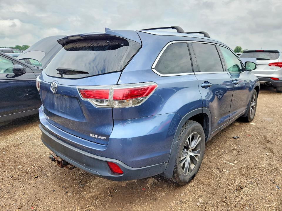 Aukcja sprzedaży 2016 Toyota Highlander, vin: 5TDJKRFH5GS290243, numer aukcji: 58447576