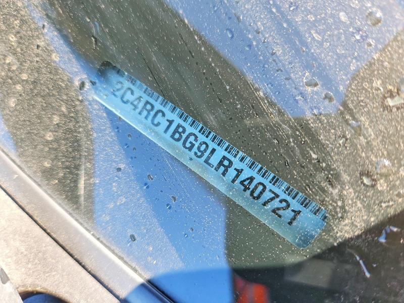 57905006 :رقم المزاد ، 2C4RC1BG9LR140721 vin ، 2020 Chrysler Pacifica مزاد بيع