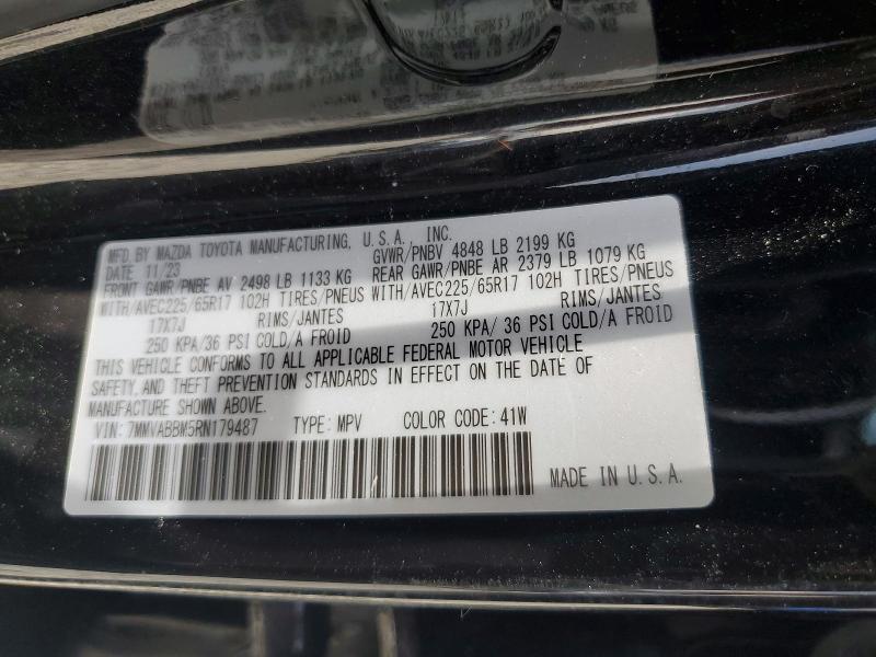 Aukcja sprzedaży 2024 Mazda Cx-50, vin: 7MMVABBM5RN179487, numer aukcji: 55638376