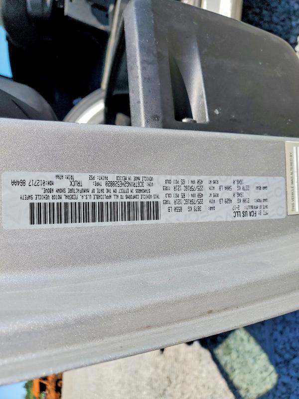 55737206 :رقم المزاد ، 3C6TRVNG2HE528820 vin ، 2017 Ram Promaster 1500 مزاد بيع