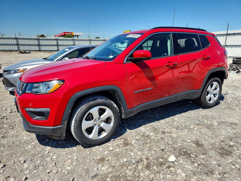 2018 Jeep Compass მანქანა იყიდება აუქციონზე, vin: 3C4NJDBB2JT256766, აუქციონის ნომერი: 58296556
