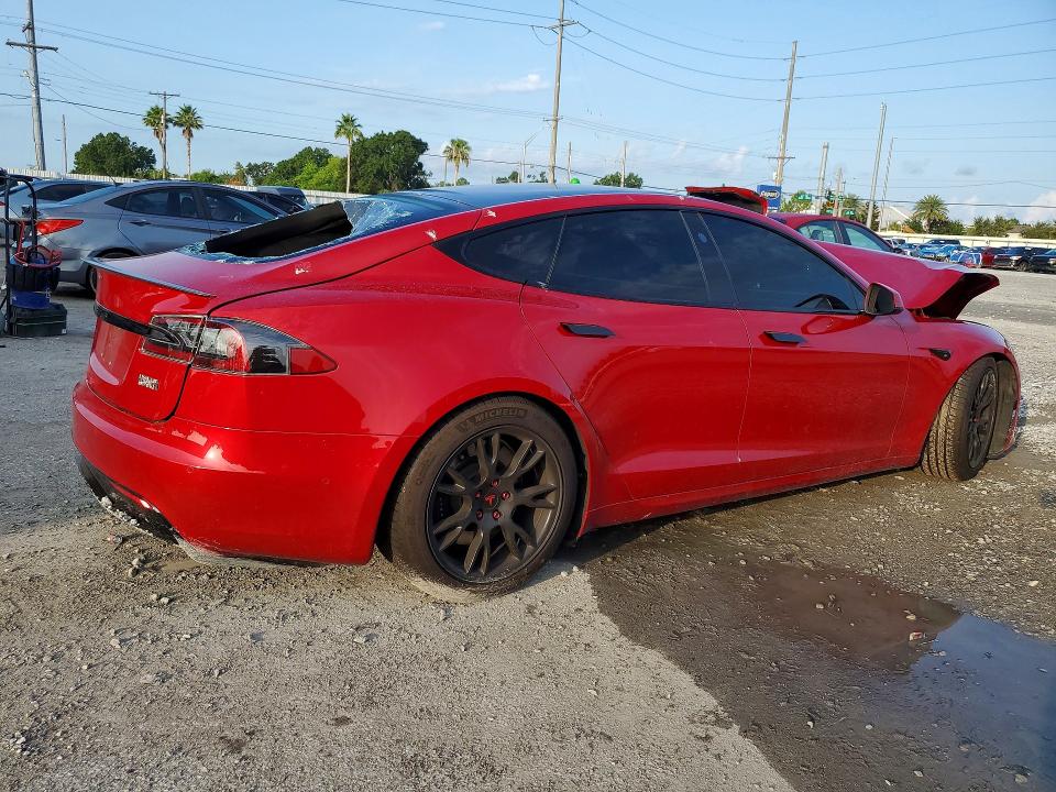 Продаж на аукціоні авто 2021 Tesla Model S, vin: 5YJSA1E60MF434693, номер лоту: 58201666