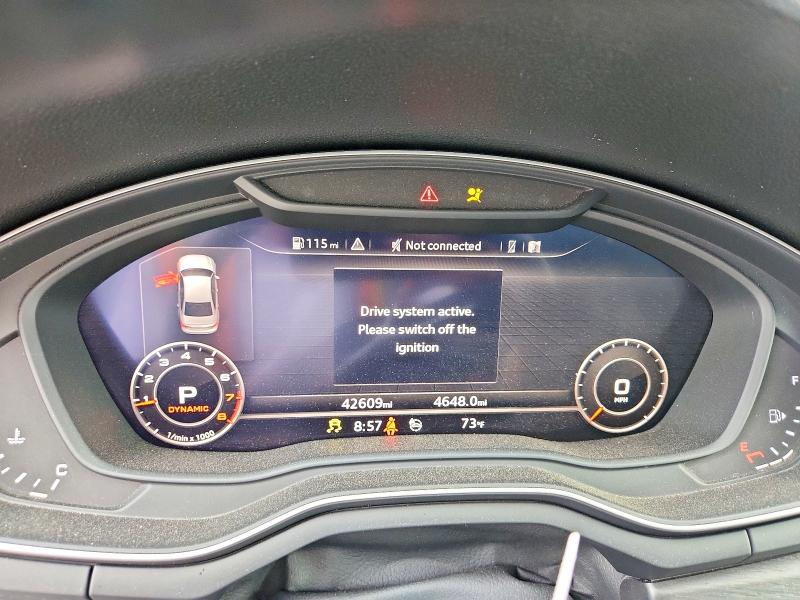 2018 Audi A4 მანქანა იყიდება აუქციონზე, vin: WAUENAF47JA209557, აუქციონის ნომერი: 58199406