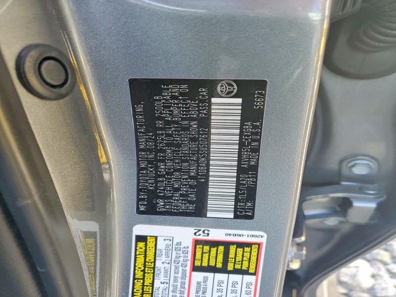 Продажа на аукционе авто 2025 Toyota Camry, vin: 4T1DBADK5SU507612, номер лота: 55527876