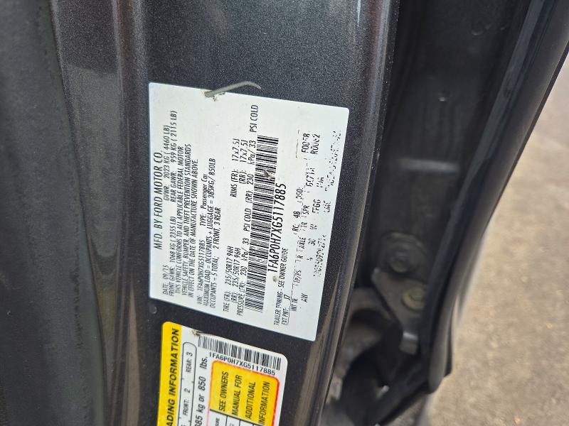2016 Ford Fusion მანქანა იყიდება აუქციონზე, vin: 1FA6P0H7XG5117885, აუქციონის ნომერი: 56173086
