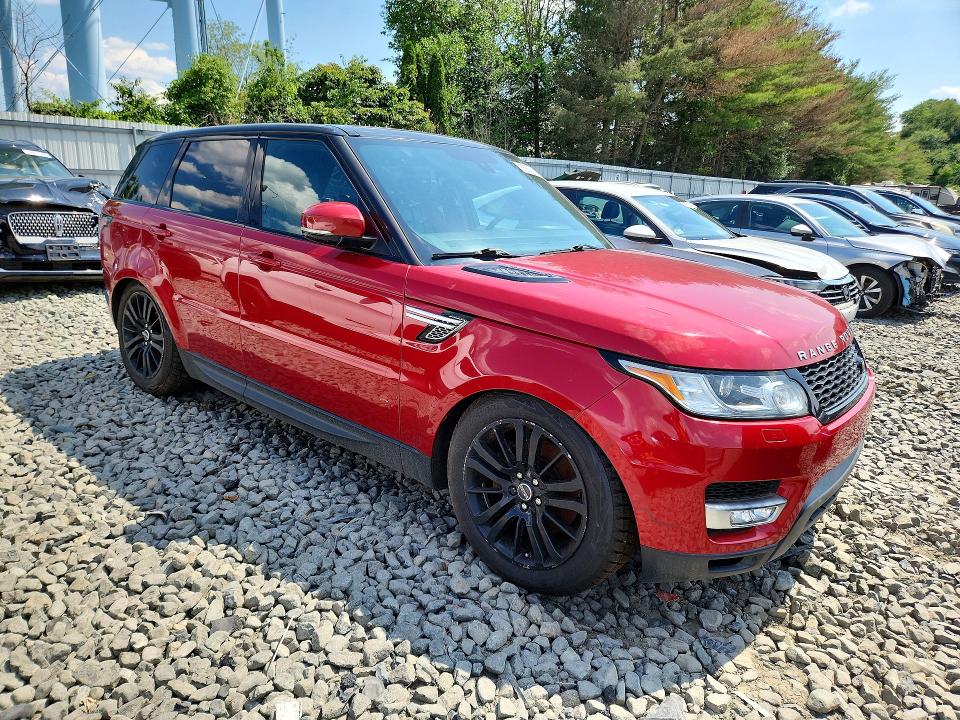2015 Land Rover Range Rover Sport მანქანა იყიდება აუქციონზე, vin: SALWR2VFXFA507640, აუქციონის ნომერი: 58832476