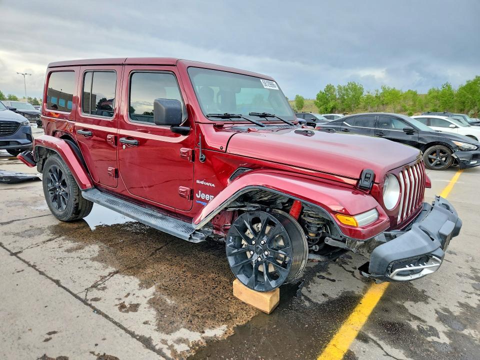 2021 Jeep Wrangler Unlimited მანქანა იყიდება აუქციონზე, vin: 1C4JJXP63MW704510, აუქციონის ნომერი: 56129996
