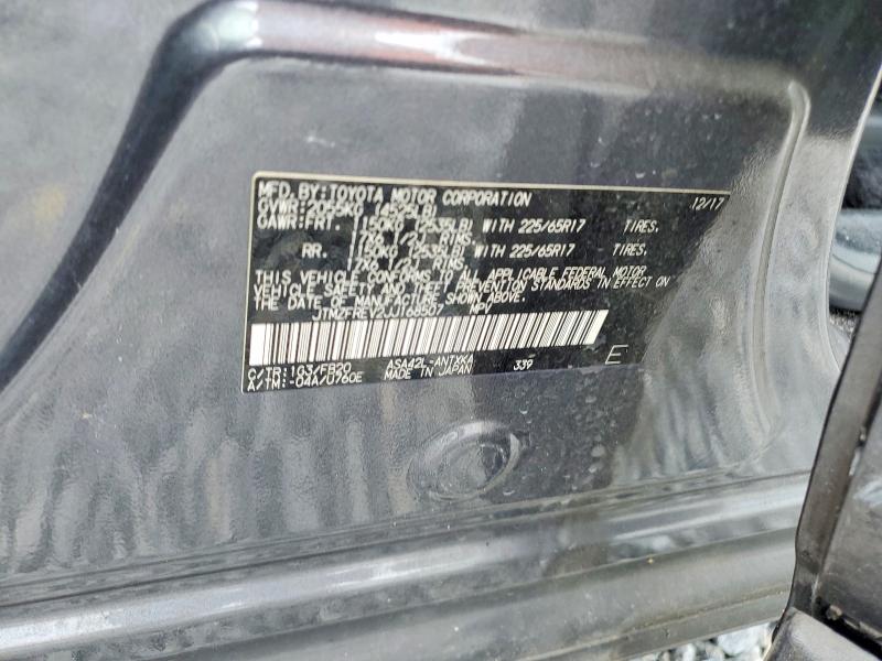 2018 Toyota Rav4 მანქანა იყიდება აუქციონზე, vin: JTMZFREV2JJ168507, აუქციონის ნომერი: 55844446