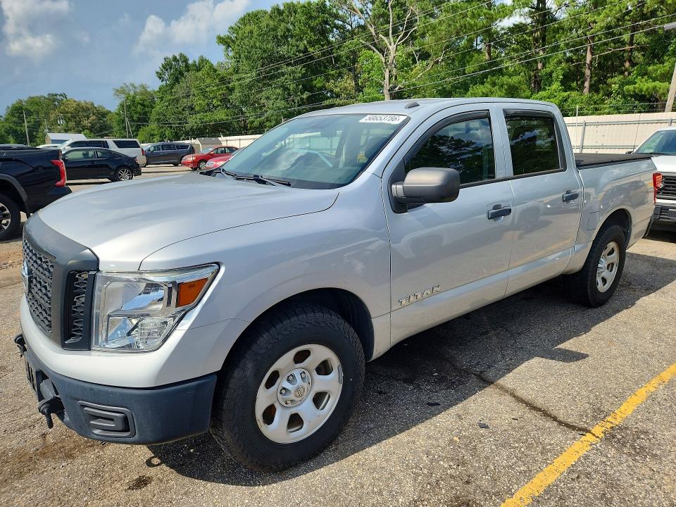 58653786 :رقم المزاد ، 1N6AA1EJ9KN516224 vin ، 2019 Nissan Titan مزاد بيع