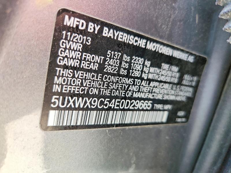 Продажа на аукционе авто 2014 Bmw X3, vin: 5UXWX9C54E0D29665, номер лота: 56426626