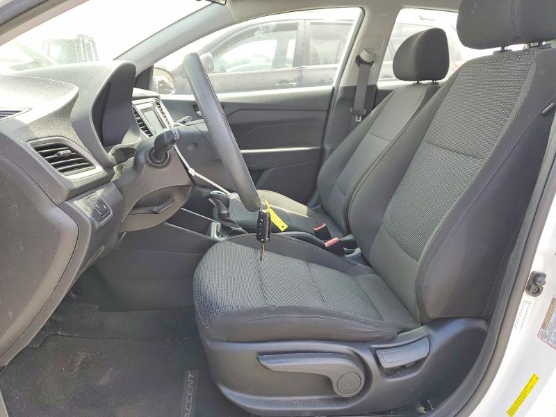 2022 Hyundai Accent მანქანა იყიდება აუქციონზე, vin: 3KPC24A68NE186452, აუქციონის ნომერი: 58513156