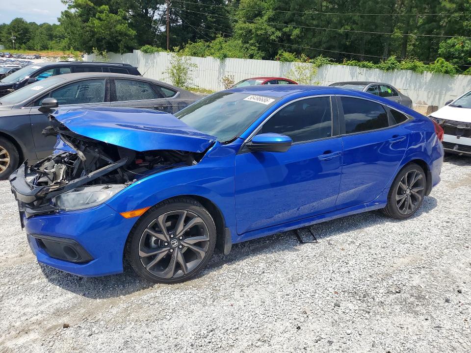 Продаж на аукціоні авто 2020 Honda Civic, vin: 19XFC2F80LE014129, номер лоту: 58496686