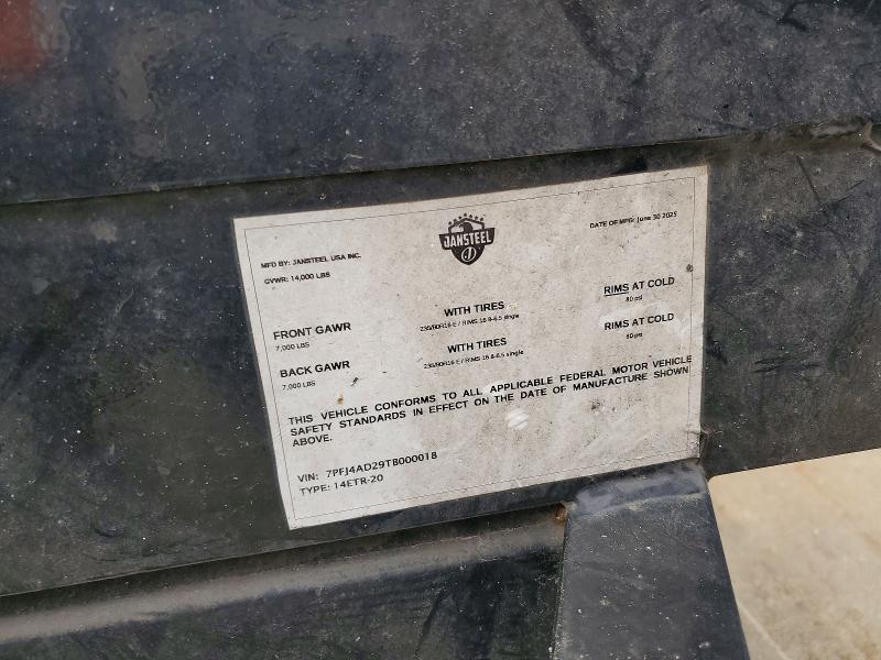 Продаж на аукціоні авто 2026 Unknown Unknown, vin: 7PFJ4AD22TB000018, номер лоту: 58243416