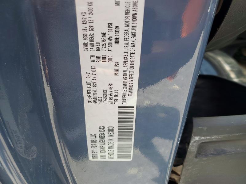 Aukcja sprzedaży 2021 Ram Promaster 3500, vin: 3C6MRVJG9ME541343, numer aukcji: 50740186