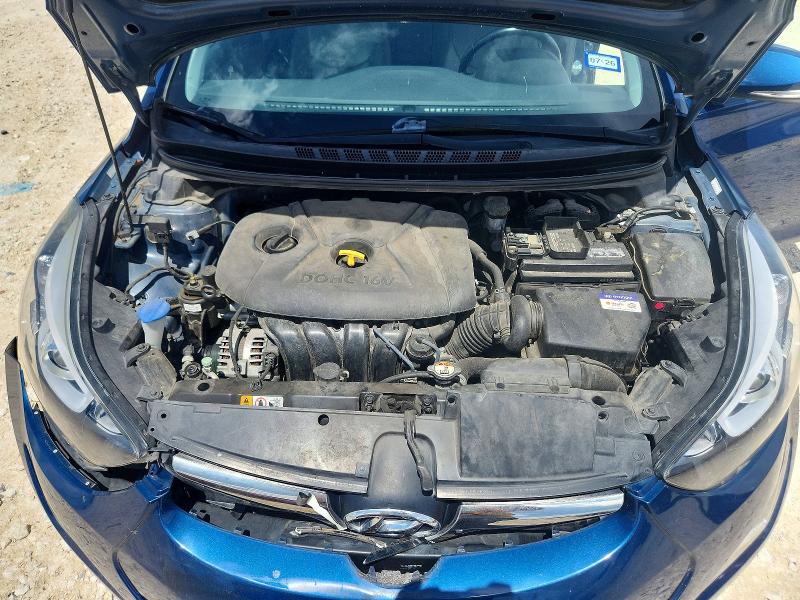 2016 Hyundai Elantra მანქანა იყიდება აუქციონზე, vin: KMHDH4AE6GU551849, აუქციონის ნომერი: 56056436