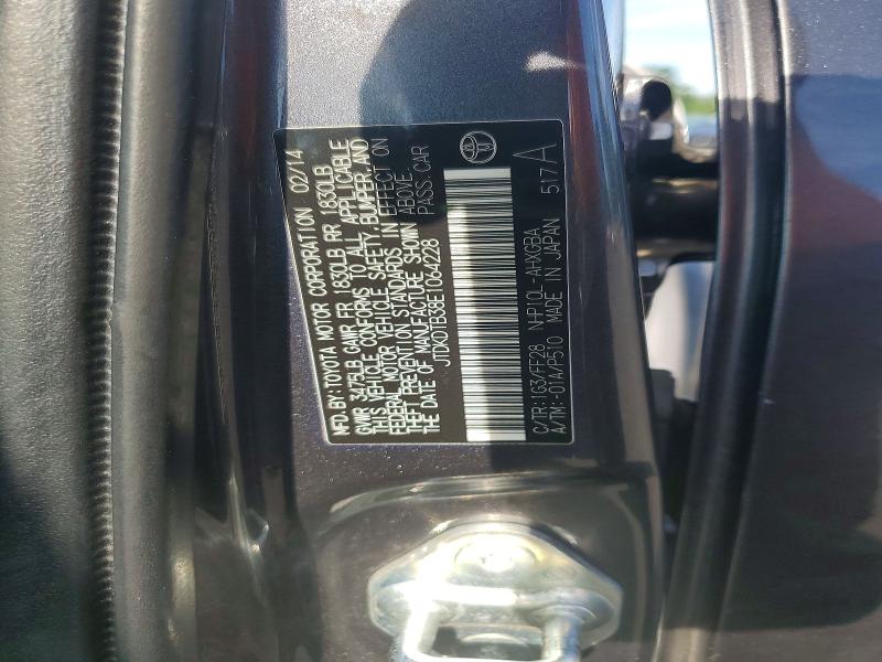 Продажа на аукционе авто 2014 Toyota Prius C, vin: JTDKDTB38E1064228, номер лота: 58498576