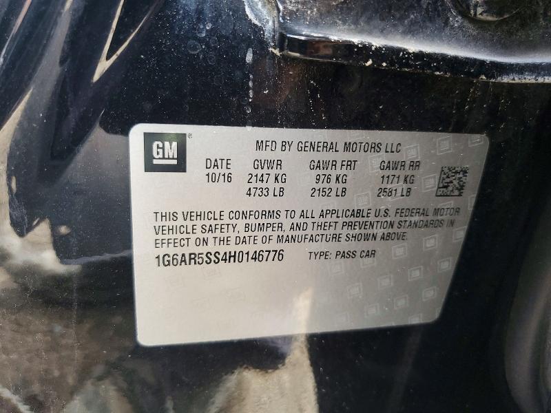 Продаж на аукціоні авто 2017 Cadillac Cts, vin: 1G6AR5SS4H0146776, номер лоту: 57518546