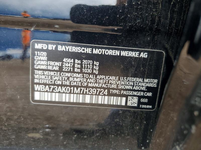 Продажа на аукционе авто 2021 Bmw 228xi, vin: WBA73AK01M7H39724, номер лота: 56321256