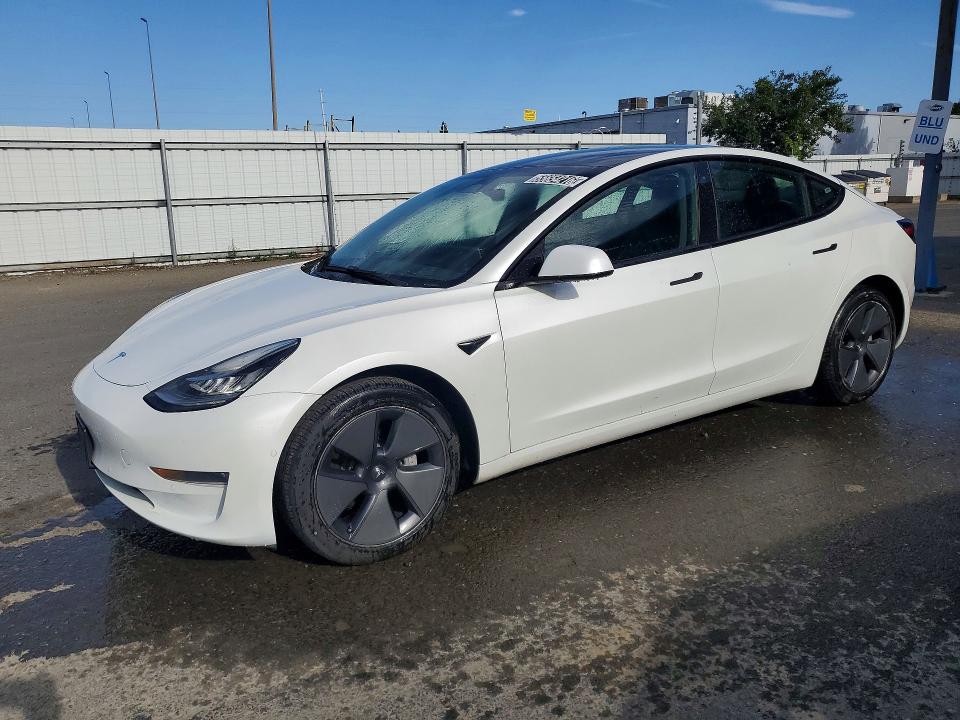 Продажа на аукционе авто 2022 Tesla Model 3, vin: 5YJ3E1EB0NF259546, номер лота: 55654216