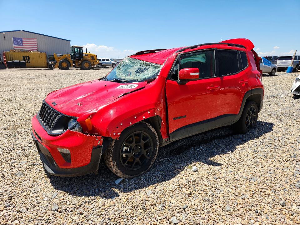 2019 Jeep Renegade მანქანა იყიდება აუქციონზე, vin: ZACNJABB6KPK42227, აუქციონის ნომერი: 58077006