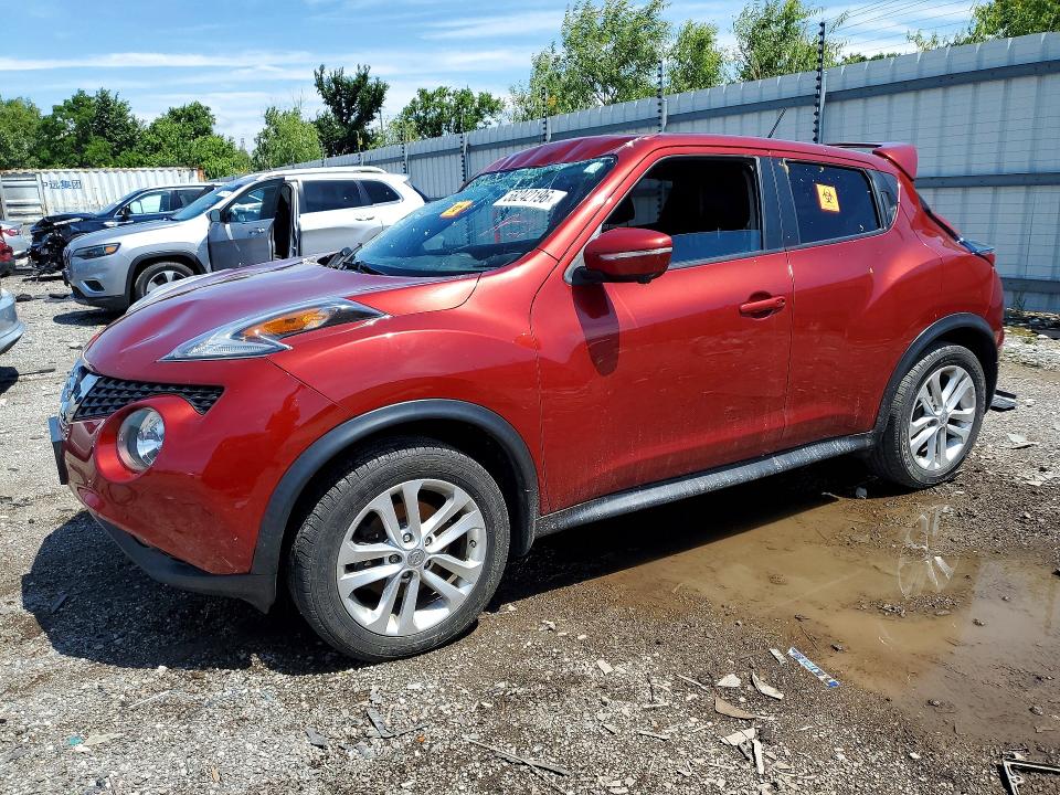 2015 Nissan Juke მანქანა იყიდება აუქციონზე, vin: JN8AF5MV5FT556709, აუქციონის ნომერი: 58242196