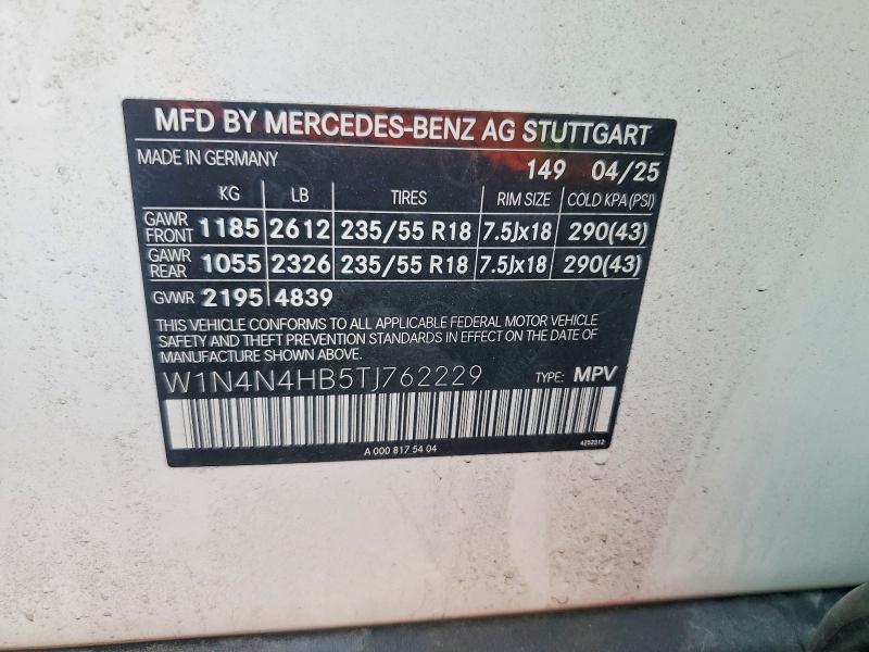 Aukcja sprzedaży 2026 Mercedes-benz Gla, vin: W1N4N4HB5TJ762229, numer aukcji: 56824096