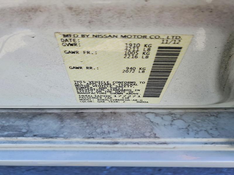 Продаж на аукціоні авто 2013 Nissan Altima, vin: 1N4AL3APXDC177271, номер лоту: 55671216
