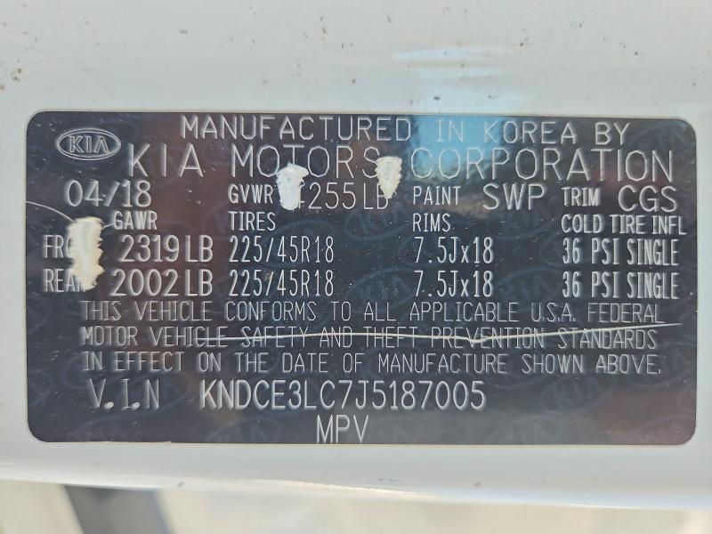 Продажа на аукционе авто 2018 Kia Niro, vin: KNDCE3LC7J5187005, номер лота: 56284966