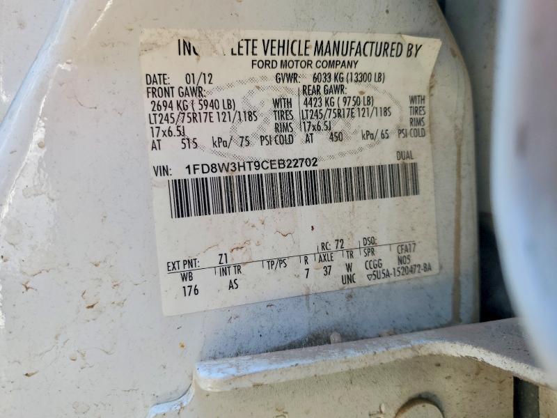 Продаж на аукціоні авто 2012 Ford F350, vin: 1FD8W3HT9CEB22702, номер лоту: 57381196