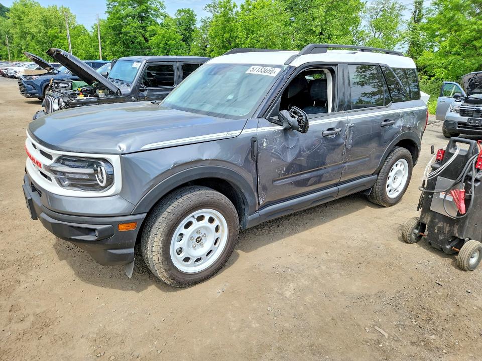2024 Ford Bronco Sport მანქანა იყიდება აუქციონზე, vin: 3FMCR9G66RRF53407, აუქციონის ნომერი: 57133656