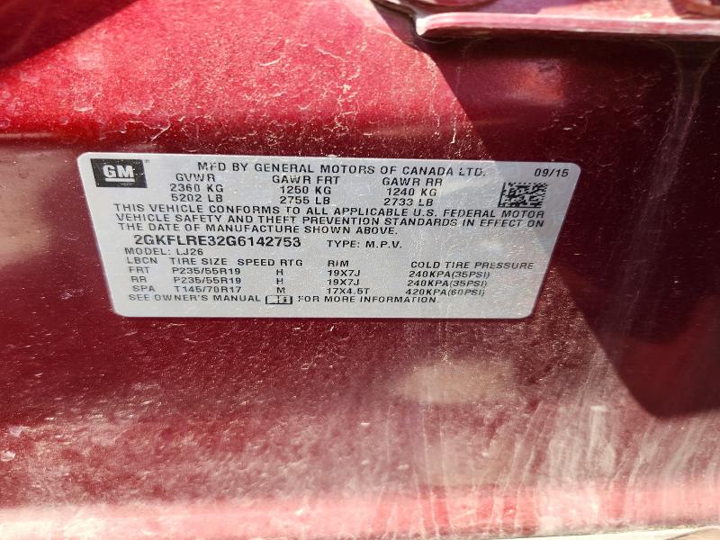 Продажа на аукционе авто 2016 Gmc Terrain, vin: 2GKFLRE32G6142753, номер лота: 56783626
