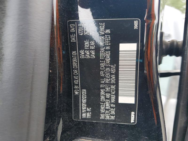 Aukcja sprzedaży 2013 Volvo S60, vin: YV1612FH9D1231358, numer aukcji: 58996456