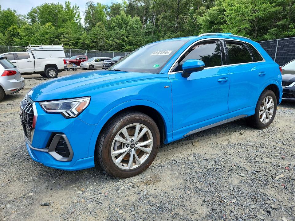 2023 Audi Q3 მანქანა იყიდება აუქციონზე, vin: WA1DECF38P1137790, აუქციონის ნომერი: 58478946