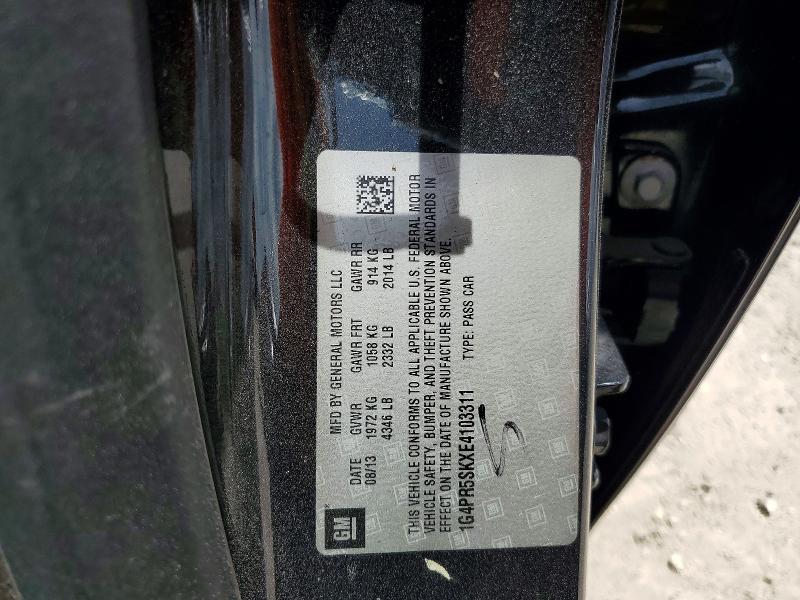 Aukcja sprzedaży 2014 Buick Verano, vin: 1G4PR5SKXE4103311, numer aukcji: 57813746