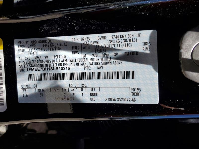 Продажа на аукционе авто 2025 Ford Bronco, vin: 1FMEE7BH1SLB10216, номер лота: 56507356