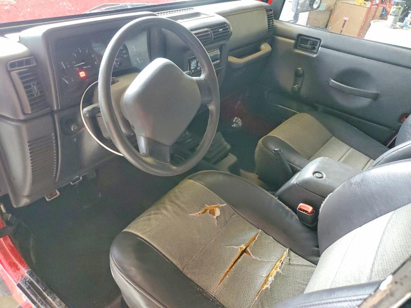 58009896 :رقم المزاد ، 1J4FA29P6YP735131 vin ، 2000 Jeep Wrangler / Tj مزاد بيع