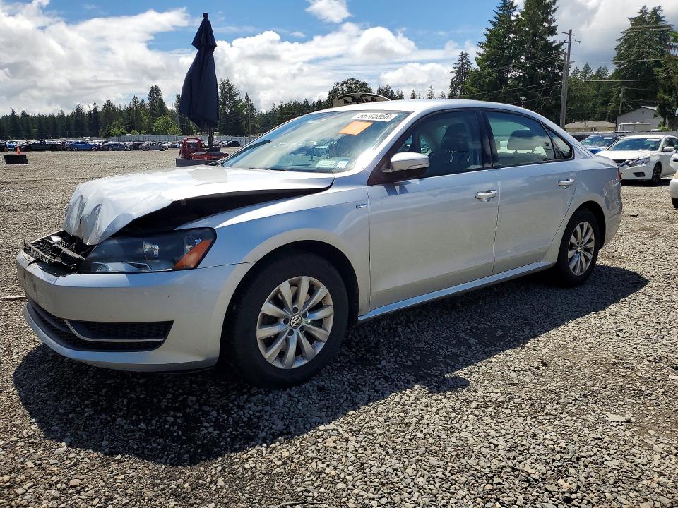 56705866 :رقم المزاد ، 1VWAT7A31FC050763 vin ، 2015 Volkswagen Passat مزاد بيع