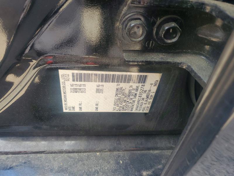 2012 Nissan Maxima მანქანა იყიდება აუქციონზე, vin: 1N4AA5AP6CC835278, აუქციონის ნომერი: 57117976
